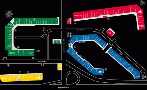 camarillo premium outlet center map.